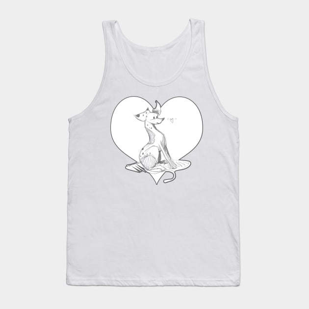 A Matter of the Heart Tank Top by Elspeth Rose Design